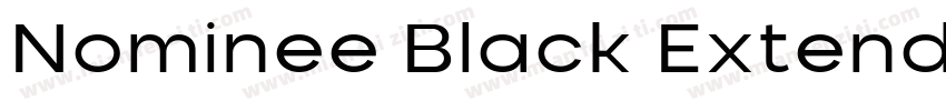 Nominee Black Extended Italic字体转换